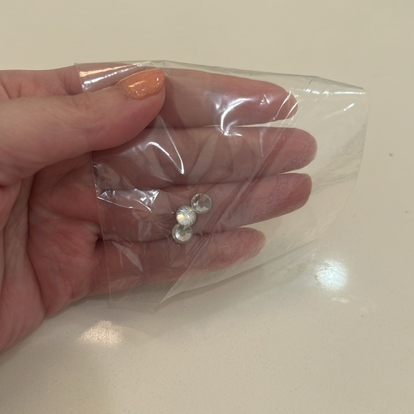 NIB Crystal Mesh Ballet Flats Size 6 - Picture 7 of 8